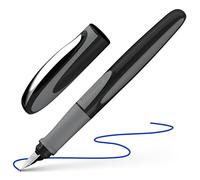 Schneider Ray fountain pen (right-handed, incl. Standard ink cartridge, royal blue, 1 piece, onyx