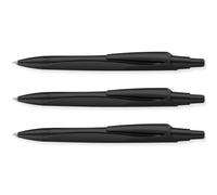 Schneider Reco Ballpoint Pen Medium Pen, Black Barrel/Black Ink, 3 Pack