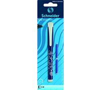 Schneider Schreibgeräte Easy M, Pack of 1 Blister Card Cartridge Rollerball Pen with 2 Cartridge Refills, Assorted Colour