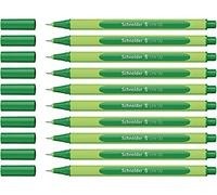 Schneider Schreibgeräte Line-Up, 0.4 mm, Blackforest Green Pack of 10