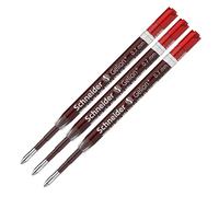 Schneider Gelion 39, Large-Capacity Refill ISO Size G2 Pen Gel Ink Rollerball Pen - red red