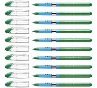 Schneider Slider Ballpoint Pen with Soft-Grip Handle M Pack of 10 Green