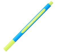 Schneider Slider Edge Ballpoint Pen with Cap, XB, Yellow, Barrel Colour: Cyan/Yellow