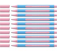 Schneider Slider Edge Pastel XB Ballpoint Pen (Triangular Pens with XB) Pack of 10 Rose