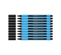 Schneider Slider Edge XB Ballpoint Pens with Triangular Rubber Barrel - Pack of 3 - Black