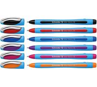 Schneider Slider Memo 150296 Ballpoint Pen Case XB Tip Pack of 6 multicoloured 6
