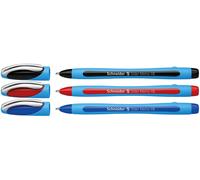 Schneider Pen Slider Memo Ballpoint Pens – Black/Blue/Red – Wallet of 3