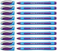 Schneider Slider Memo XB 150208 Ballpoint Pen Purple Pack of 10