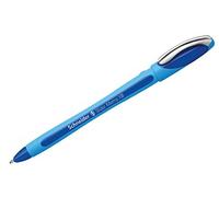 Schneider Slider Memo XB Ballpoint Pen with CAP Model, Cyan-Blue, Pack of 10