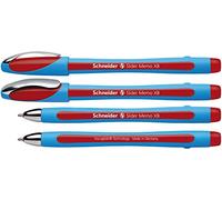 Schneider Slider Memo XB 150202 Ballpoint Pen Red Pack of 10