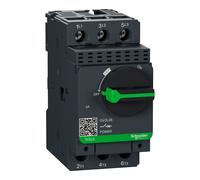 Schneider Electric, Motor circuit breaker, TeSys GV2, 3P, 4 A, magnetic, rotary handle, screw clamp terminals, GV2L08