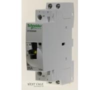 Schneider TeSys - GY2520M5 - D/Pole 25a NO Contactor + Manual Control 240v Coil