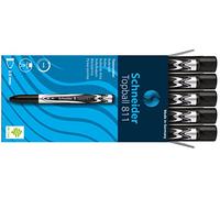 Schneider TOPBALL 811 Ink Roller Ball Pens with Replaceable Cartridge 0.5 MM, Black