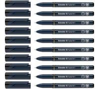 Schneider Topball 811 Rollerball Pen - Black (Pack of 10)