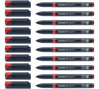 Schneider Topball 811 Rollerball Pen - Red (Pack of 10)