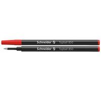 Schneider Topball 850 Refill in Euro-Format for Ink Roller Pen 0.5 mm Red Pack of 10