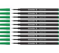 Schneider Topball 850 Refill in Euro-Format for Ink Roller Pen 0.5 mm Green Pack of 10