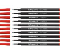 Schneider Topball 850 Refill in Euro-Format for Ink Roller Pen 0.5 mm Red Pack of 10