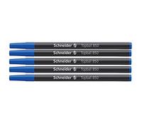 Schneider Topball 850 Rollerball Pen Refill Euro 0.5mm Line Width (Pack of 5) Blue