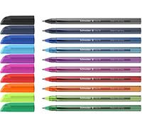 Schneider Vizz Ballpoint Pen for Easy and Fast Writing - 94% Recycled Plastic Case - Medium Line Width (Pack of 10)