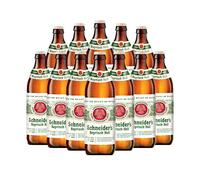 Schneider Weisse Bayrisch Hells German Lager 500ml Bottles (12 Pack) - 4.9% ABV