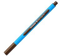 Schneider writing instruments ballpoint pen Slider Edge, cap model, XB, brown, barrel color: cyan-brown, 1-pack