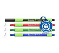Schneider writing instruments Fineliner Line-Up, 0.4 mm 4er Pack,Black/Blue/Red
