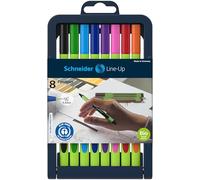 Schneider Fineliner Pen 0.4 mm Needlepoint Assorted 191098 Pack of 8