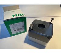 Schneider Electric Empty enclosure, plastic, dark grey lid, for push button Ø22, 1 cut-out