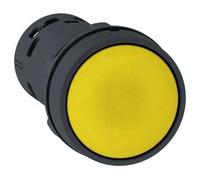 Schneider XB7NH81 Flush Push Button Double Push Button Release 1S Screw Terminals Yellow Diameter 22cm