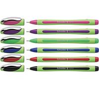 Schneider Xpress Fineliner (Ink Indelible, Line Width 0.8 mm, Made in Germany) Set of 6, Assorted