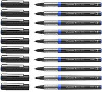 Schneider Schreibgeräte Xtra 823 Rollerball Pen Stainless Steel Conical Tip 0.3 Carbon Look Blue