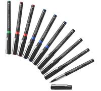Schneider Xtra 823 Rollerball Pen Assorted Colours (4 x Black, 3 Blue, 2 x Red, 1 Green)