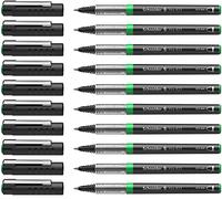 Schneider Xtra 823 Rollerball Pen with Stainless Steel Conical Tip 0.3 mm Pack of 10 Green