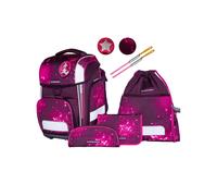 Schneiders Ergolite 9-piece school backpack set Berry Cosmos
