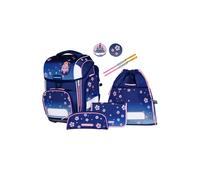 Schneiders Ergolite 9-piece school backpack set Blue Bloom