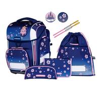 Schneiders Ergolite 9-piece school backpack set Blue Bloom