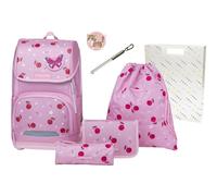 Schneiders Ergoplus 2in1 Schulranzen Set 7-teilig Cherry Pop