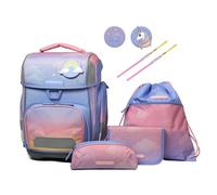 Schneiders Isabeau x Ergolite School bag set 6-piece blue