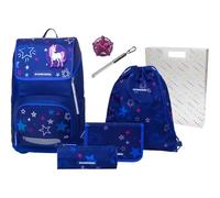 Schneiders satchel leisure backpack Ergoplus 2in1 Schulranzen Set 7 -piece 22L Shooting Star blue