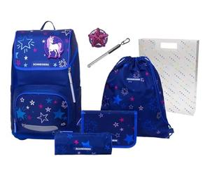 Schneiders satchel leisure backpack Ergoplus 2in1 Schulranzen Set 7 -piece 22L Shooting Star blue