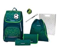 Schneiders satchel leisure backpack Ergoplus 2in1 Schulranzen Set 7 -piece 22L Soccer Star evergreen