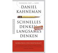 Schnelles Denken, langsames Denken, Kahneman, Schmidt 9783570552155 Pap.