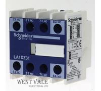Schnieder Tesys - LA1DZ31 - 10a Front Mount Contact Block 3 NC and 1 NC Contacts