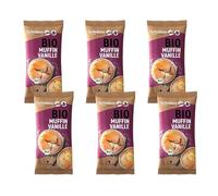 Schnitzer Vanilla Muffins Gluten Free Organic Lunch, 6 Pack (6X 140 g)