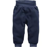 Schnizler Kinder Baby Pumphose Fleece mit Strickbund Marine