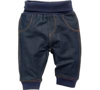 Schnizler Kinder Baby Sweat-Hose Jeans-Optik Blau