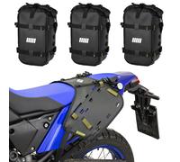 SCHNORR BagHub Compatible with Yamaha Ténéré 700 Black Side Luggage Base, 3x 12L