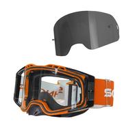 SCHNORR MX Pro Motocross Goggle Anti-Fog Tear-Off Roll-Off + Interchangeable Lens Tinted