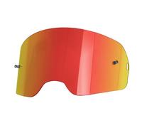 SCHNORR MX Pro Replacement Lens Polycarbonate Anti-Fog UV400 Professional Motocross Goggles MTB Goggles Dirt Bike ATV Goggles Cross Goggles Safety Tactical Riding Motorcycle Goggles, red, One Size